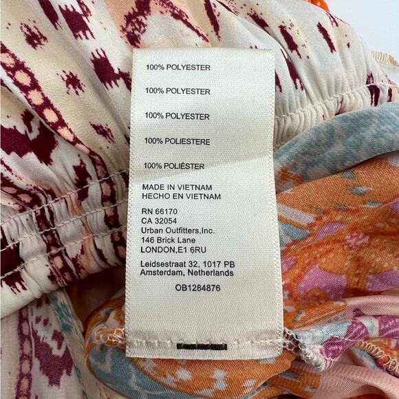 NWT Free People Tied To You Print Surplice Tank in Tropical Combo Boho Summer - Picture 7 of 9